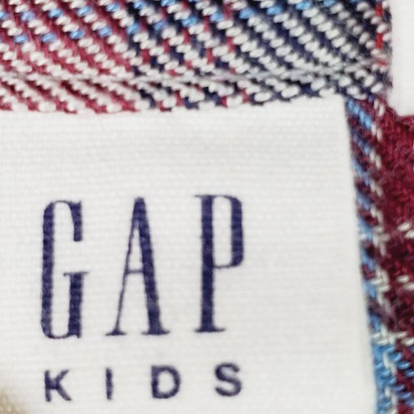 Gap Kids Girls Plaid Tunic Top, XXL, EUC - Picture 6 of 7
